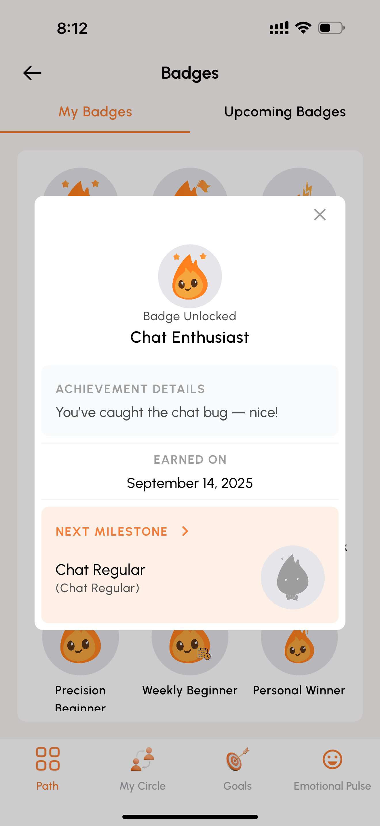 R.I.S.E. App - Badges & Achievements